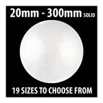 Solid Polystyrene Styrofoam Balls Arts Crafts DIY Projects Cake Sweets Floral UK