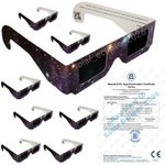 8 x Solar Eclipse Glasses 12 Aug 2026 CE Certified Eye Protection EN ISO 12312