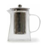 Glass Infuser Teapot - Herbal Tea Maker - Steel and Glass