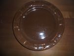 Longaberger Woven Traditions Chocolate Pottery Dinner Plate