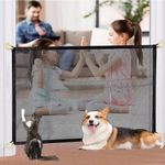 Pet isolation Mesh No Drilling Safety Fences Net Portable Dog Cat Stair Door