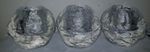 3 signed  Kosta Boda Designer Crystal Snowball Votives Sweden Tea Light Candle