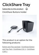 Barco Click Share Tray. Model: R9861500T01