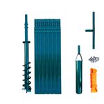 DRILLPARTNER Hand Auger System Water well Earth Borer 100-200mm/ 8-18m + BAILER