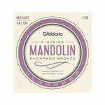 MANDOLIN STRINGS D'ADDARIO EJ70 PHOSPHOR BRONZE MEDIUM/LIGHT - 11-38 - BALL END