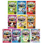 Bunny vs Monkey Books 1-10 Collection Set Jamie Smart - NEW (Free P+P)