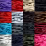 3mm Strong Cord Elastic Round Lacing Coat Anorak 16 Colours 1 2 4 Or 8m 005D