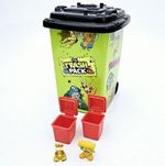 Trash Pack COLLECTORS WHEELIE BIN Exclusive Trashies ATOMIC PIZZA & POOEY ROOEY