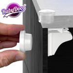10 Magnetic Child Locks For Kitchen Cupboards 2 Keys + 4 Free Corner Protectors