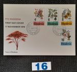 1976 Rhodesia Flowering Trees FDC/Used. HARIASTAMP.  VERY CLEAN. Fresh Cover