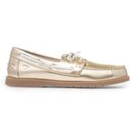 Heavenly Feet Womens Shoes Gold Adults Ladies Flat Lace Up Slip On Shelly SIZE