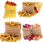 Hessian Jute Sacks Strong Durable Tearproof Breathable Eco-Friendly Multipurpose