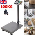 100KG Heavy Duty Digital Postal Parcel Platform Scales Shipping Weighing Postage