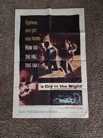 A Cry In The Night Natalie Wood One Sheet Movie Poster