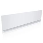 Bathroom Bath Panel Waterproof 1700mm Front Side White PVC Adjustable Plinth
