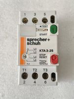 Sprecher+Schuh Kta 3-25 -pe2-10 Manual Motor STARTER RANGE (1.0-1.6)A 3P