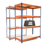 2 x 4 Tier Steel Heavy Duty Garage Storage Racking 2200mmH x 1200mm W x 450MM D