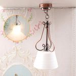 1/6 Scale Dollhouse Miniatures Vintage Ceiling Lamp for Living Room Accessories