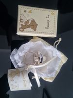 Button Corner silver-plated baby dummy (pacifier) keepsake