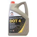 Comma DOT 4 Brake & Clutch Fluid Fully Synthetic Suitable For ABS 5L 5 Litres