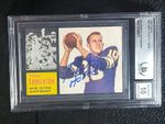 1962 TOPPS FRAN TARKENTON "HOF 86" AUTOGRAPHED VIKINGS ROOKIE CARD (BECKETT)