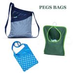 Waterproof Large Shoulder Hanging Peg Bag Laundry Washing Pegs Holder Storage