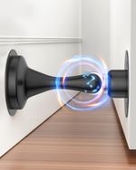 DOMIRA Magnetic Door Stop Holder Stainless Steel Wall/Floor Mount Stopper
