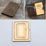 Diy Leather Craft Cardholder Folded Wallet Die Cutting Knife Mold Metal Hollowed