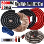 5000Watt Complete 0 GAUGE Car Amp Audio Amplifier Wiring Kit Durable Cable