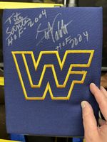 WWE WWF Turnbuckle Signed Tito Santana & Greg “The Hammer” Valentine Autographed