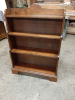 Lovely Vintage Good Quality Walnut Water Fall Bookcase In Excellent Condition