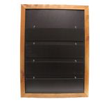 LARGE CHALKBOARD, BLACKBOARD SPECIAL WALLBOARD (FULLY FRAMED) DARK OAK