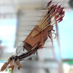 Archery Yemeni Leather BOW & ARROW Quiver Bag Holder for Traditional Recurve Set