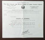 1950s Wye Valley & Royal Forest of Dean Tourist Board Gloucester Rd Ross Letter