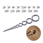 Rod Guide Ring Black Ceramic Fishing Guide Ring High Quality Kit Portable