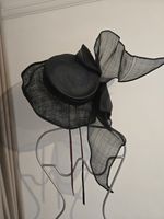 Headworks Black Sinamay Statement Hat – Royal Ascot, Wedding Guest, Races