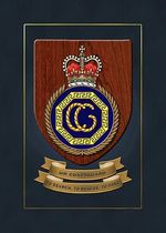 HM COASTGUARD FRAMED SHIPS CRESTS - HUNDREDS OF HM SHIPS IN STOCK
