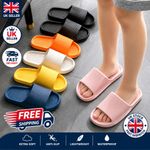 Mens Ladies Sliders Extra Soft Anti-Slip Comfy Cloud Pool Slippers Sandals UK