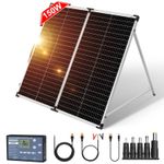 Dokio 150W 12v Foldable Solar Panel For Car Battery/Camper/RV/Home/Garden