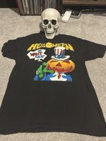 Helloween I Want Out Pumpkins Fly Free 80s Tour Shirt Large