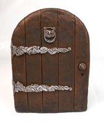 LARGE 9" FAIRY/HOBBIT MAGICAL DOORWAY FAIRY GARDEN ORNAMENT STUNNING PIECE - NEW