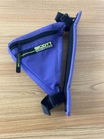 Vintage Scott Competition Bicycle Frame Bag Purple MTB Cycling Bike Pouch