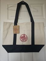 UK SELLER Large Trader Joe’s Canvas Tote Shopping Bag Shoulder Bags Blue