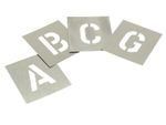 Stencils Set Of Zinc Stencils - Letters 2In Walleted STNL2W