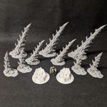 Alien Spikes & Spores (Style A) - 11 Piece Small Bundle  - Scenery Terrain