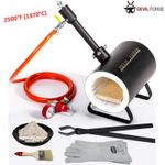 DEVIL-FORGE DFS Gas Propane Forge Farrier Burner Furnace Kiln +Tongs UK (NEW)