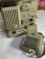 Eumig P8 Cine Film Projector,Power Lead, Eumig Electric 8mm Movie  Camera & Box