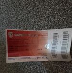 2018 Cardiff City V Manchester United Premier league used Ticket Stub Rare