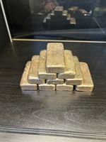 Nordic Gold Bar Ingot (400-500grams) Hand Cast Unfinished Straight From Foundry