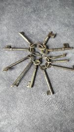 Set Eleven Cast Iron Keys